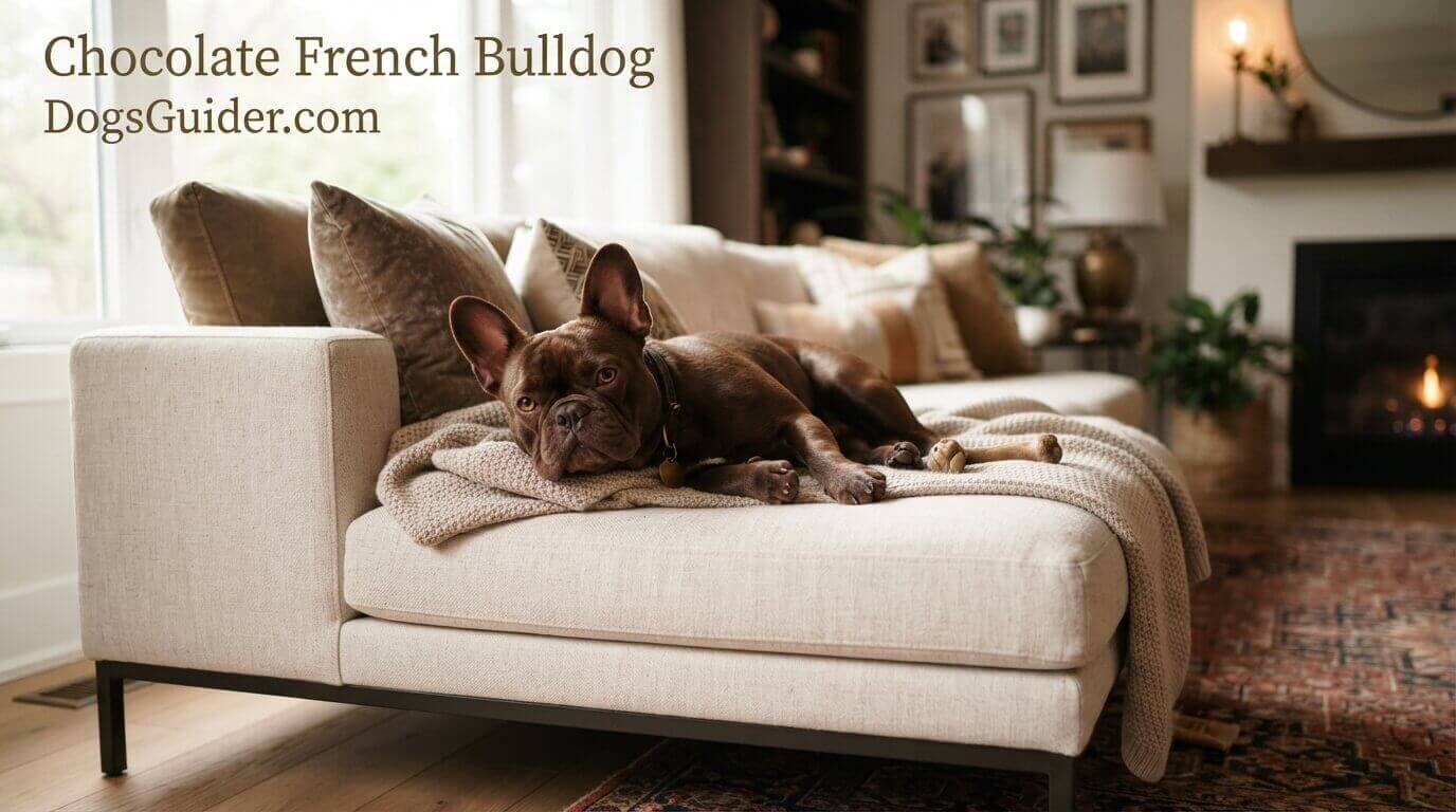 Chocolate French Bulldog