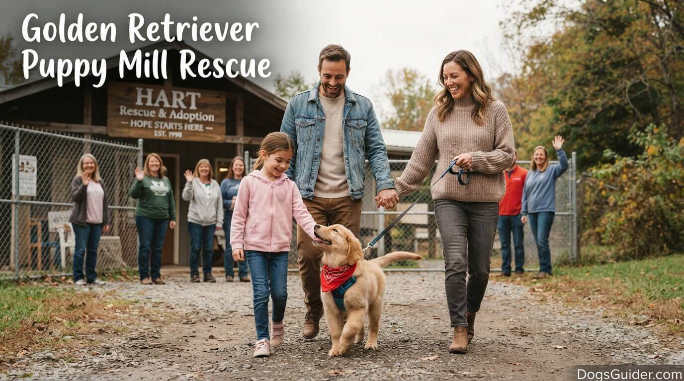 Golden Retriever Puppy Mill Rescue
