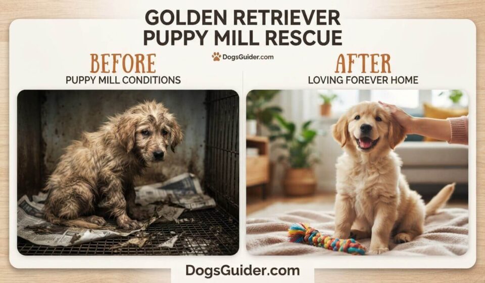 Golden Retriever Puppy Mill Rescue