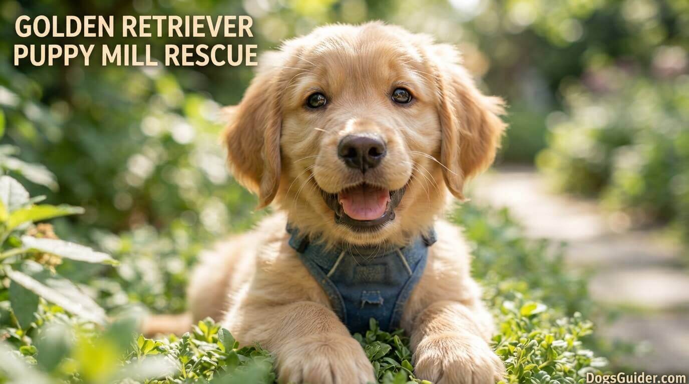 Golden Retriever Puppy Mill Rescue