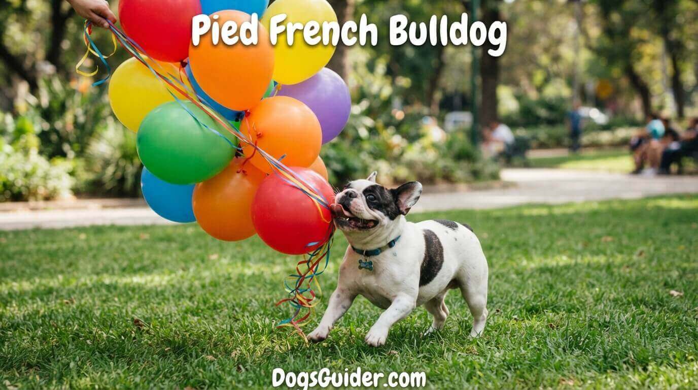 Pied French Bulldog
