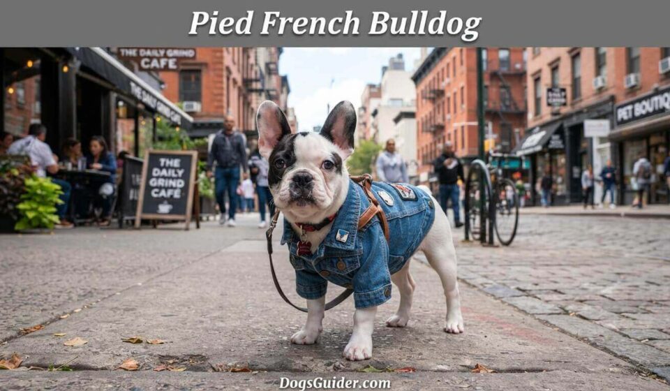 Pied French Bulldog