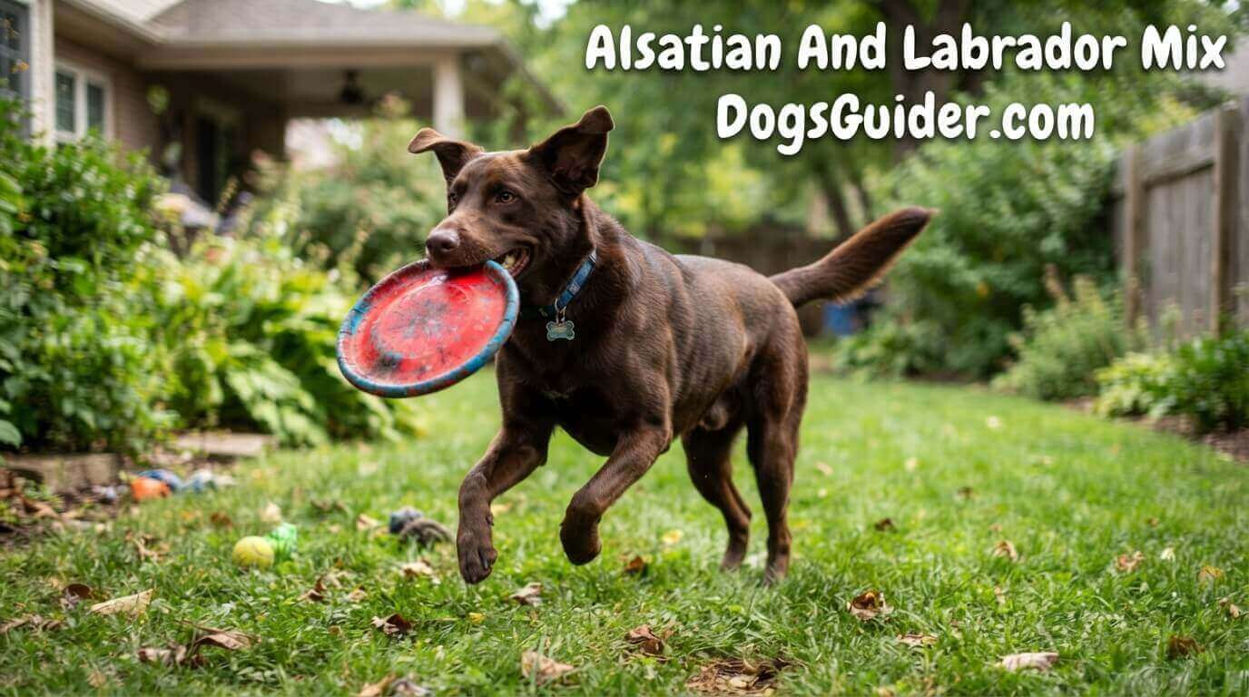 Alsatian and Labrador Mix