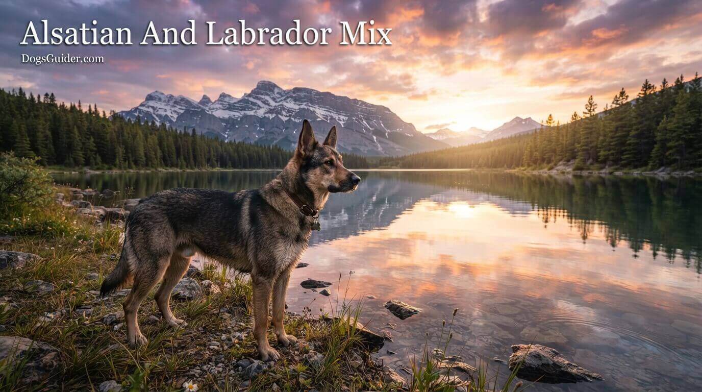 Alsatian and Labrador Mix
