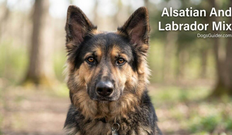 Alsatian and Labrador Mix