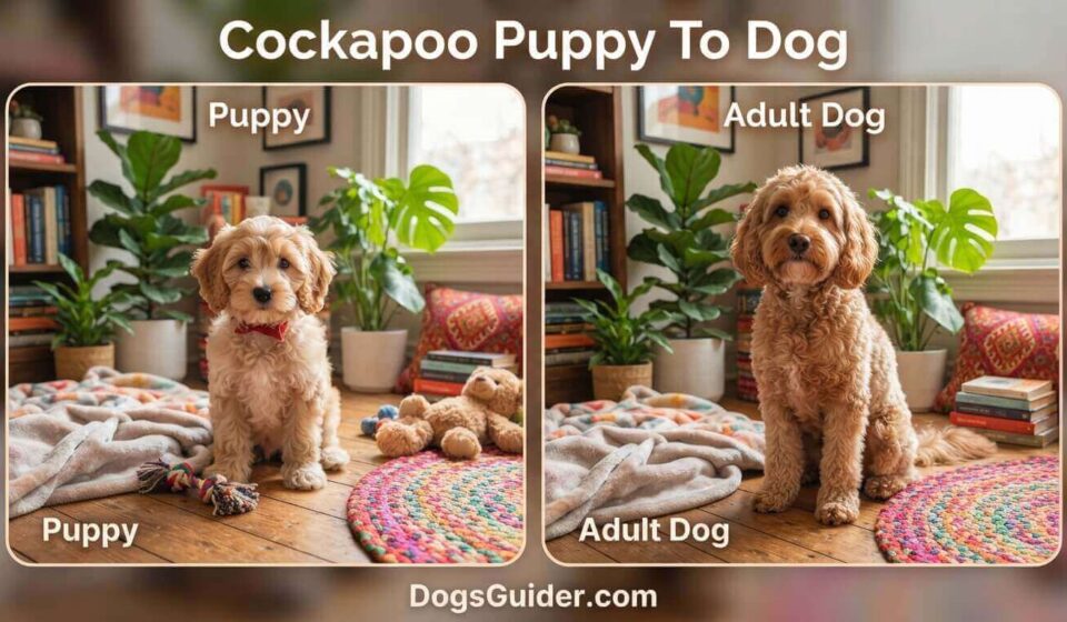 Cockapoo Puppy to Dog