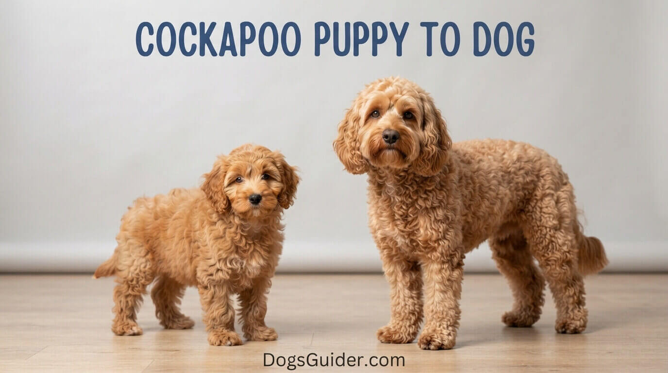 Cockapoo Puppy to Dog