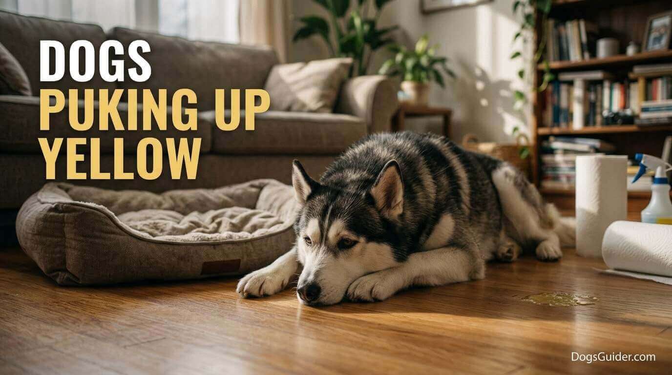 Dogs Puking Up Yellow