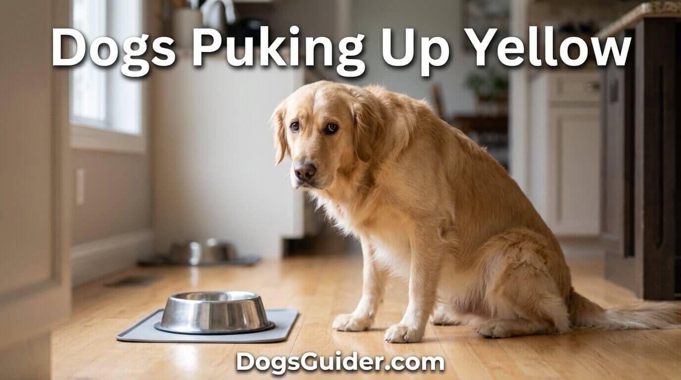 Dogs Puking Up Yellow