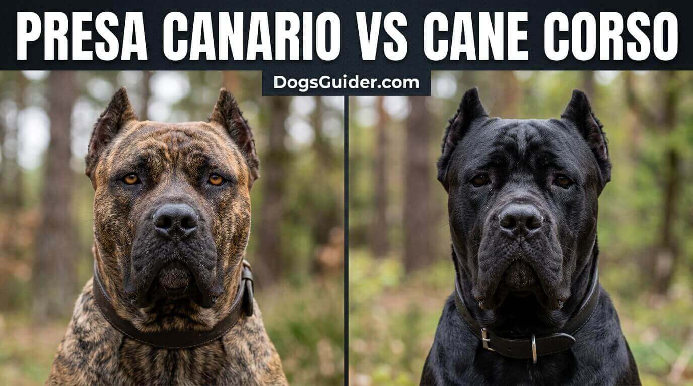 Presa Canario vs Cane Corso