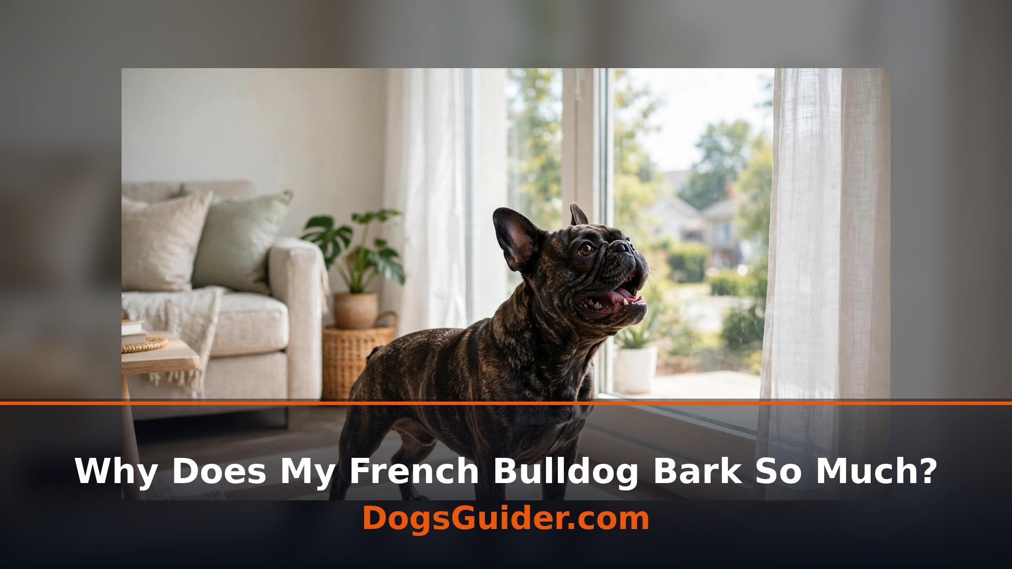 why does my french bulldog bark so much