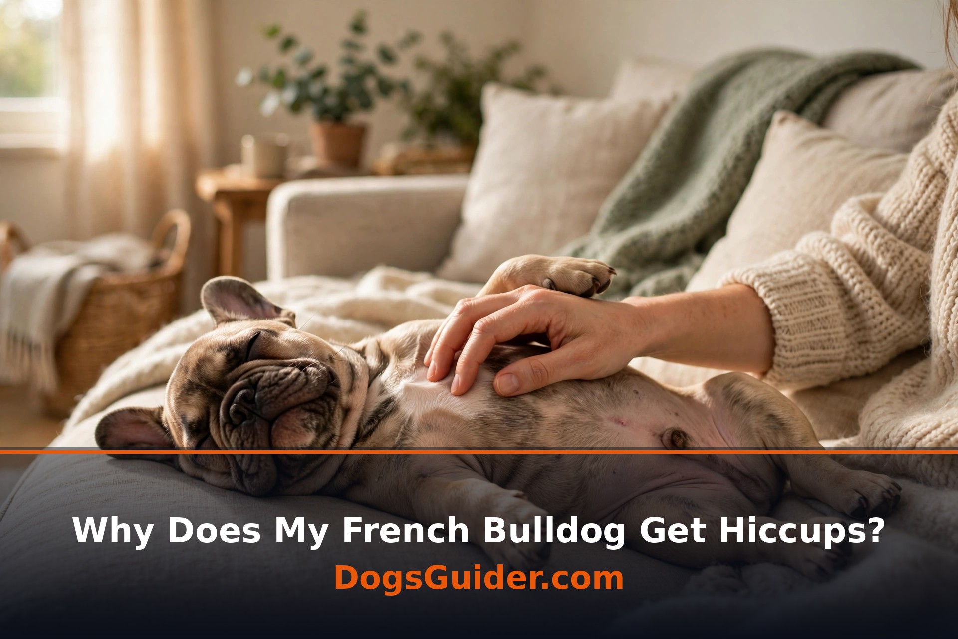 French Bulldog eating from a slow feeder bowl