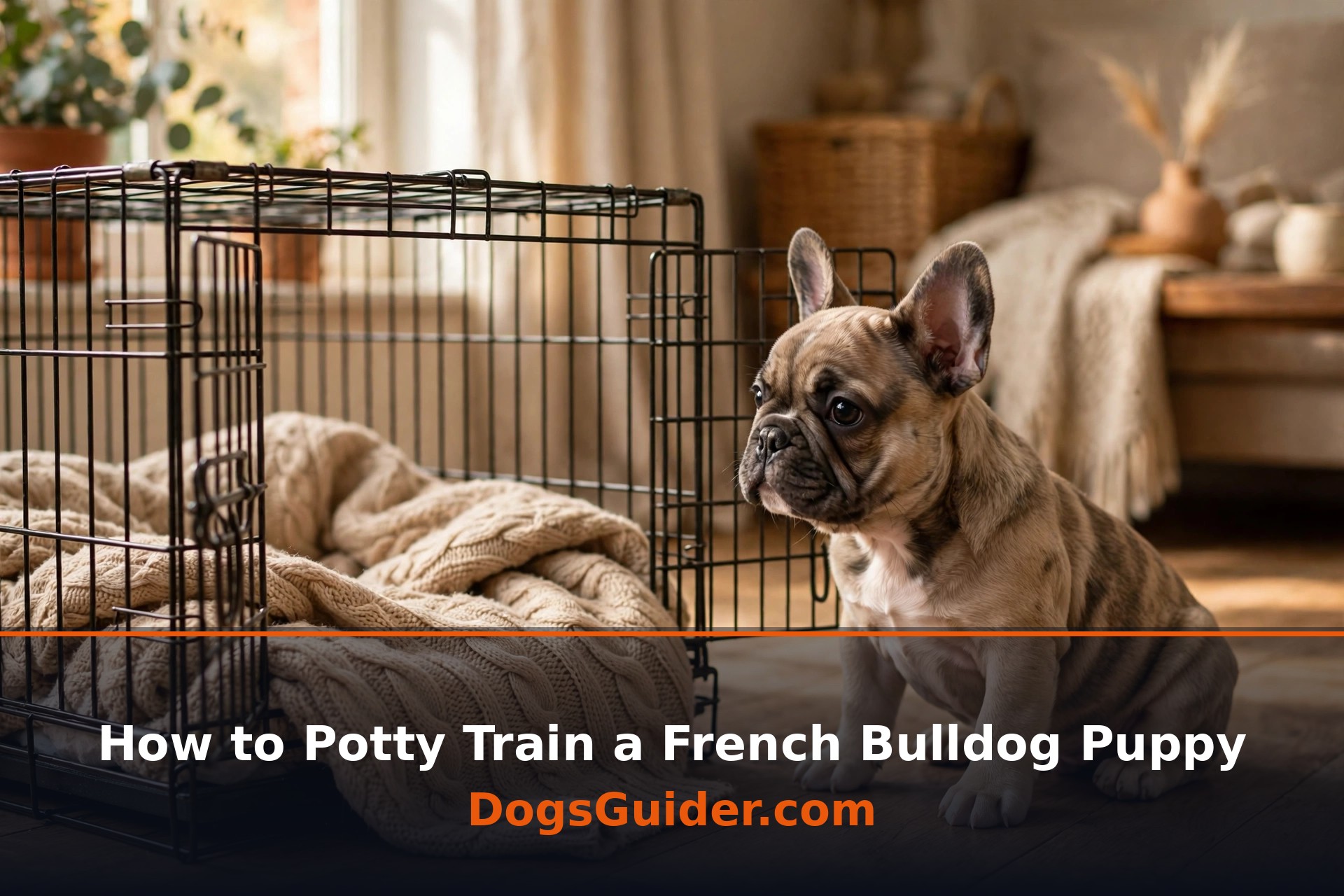 how to potty train a french bulldog puppy