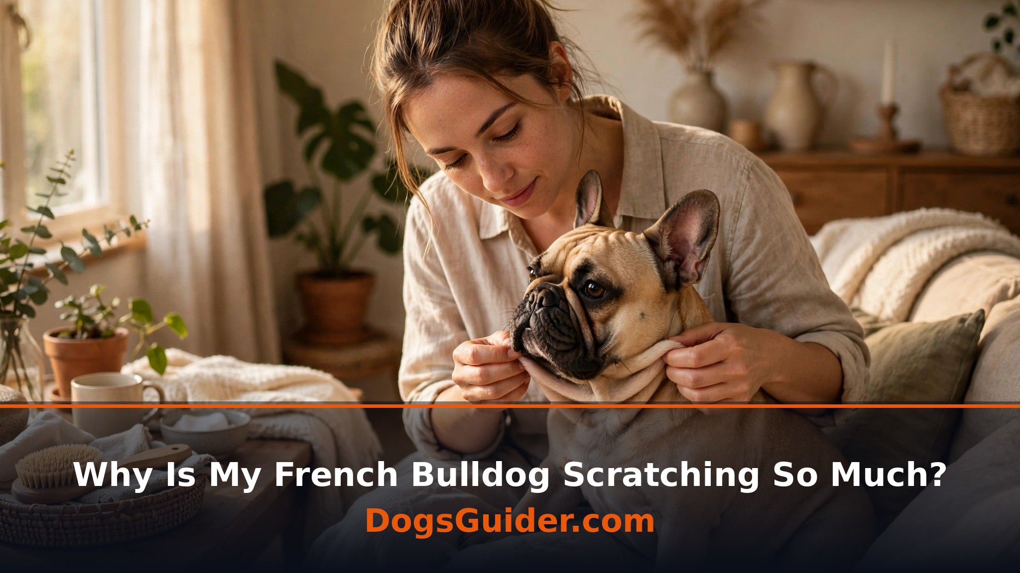 Why is my French Bulldog scratching so much? French Bulldog scratching at home