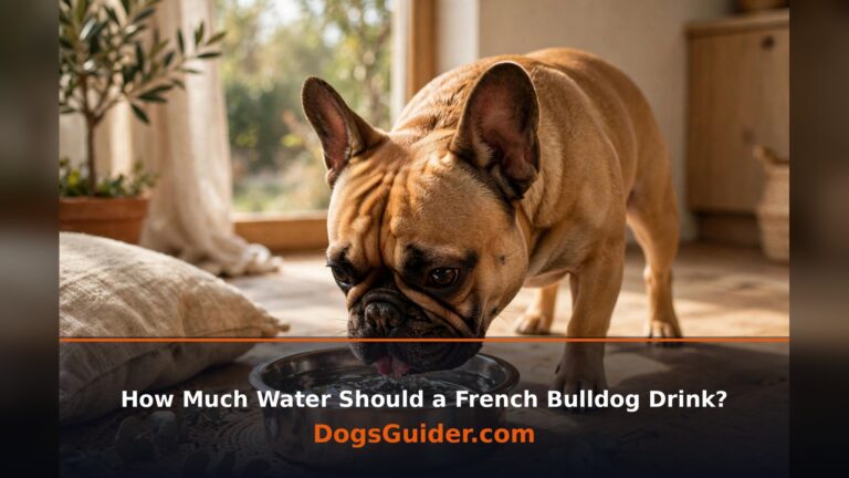 How Much Water Should a French Bulldog Drink?